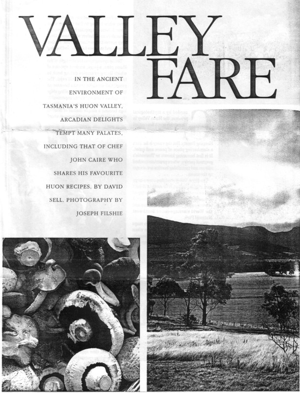Page 1 of the Australian Country Style article