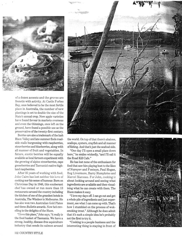 Page 3 of the Australian Country Style article
