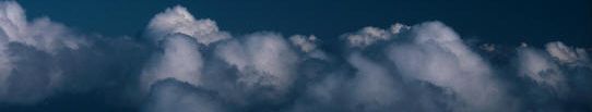 Clouds over Bass Strait at 6000 feet