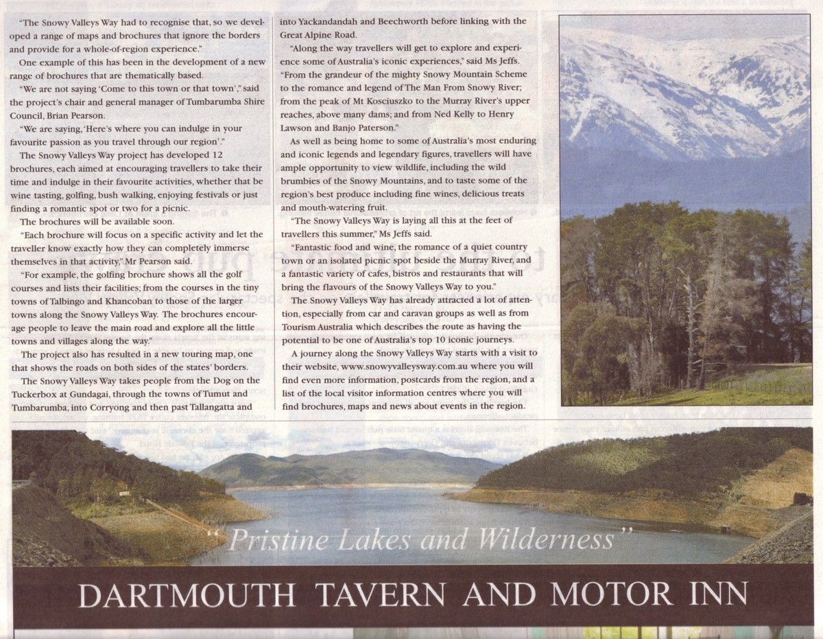 Page 2 of the Out and About article